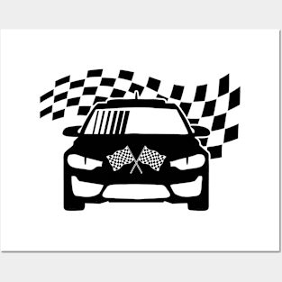 Racing car Posters and Art